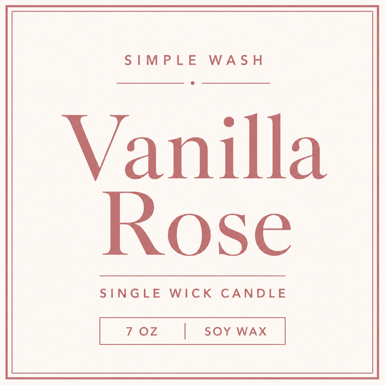 Single Wick Candle