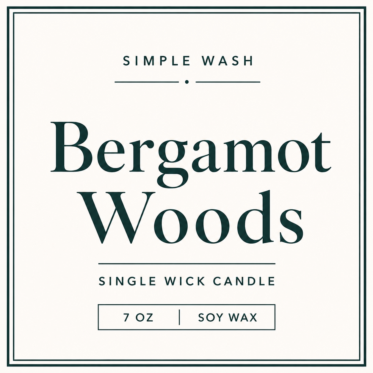 Single Wick Candle