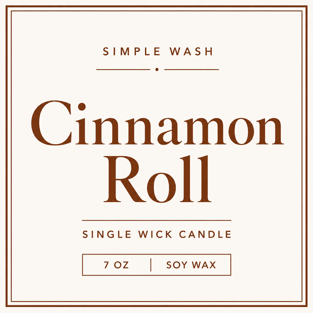 Single Wick Candle