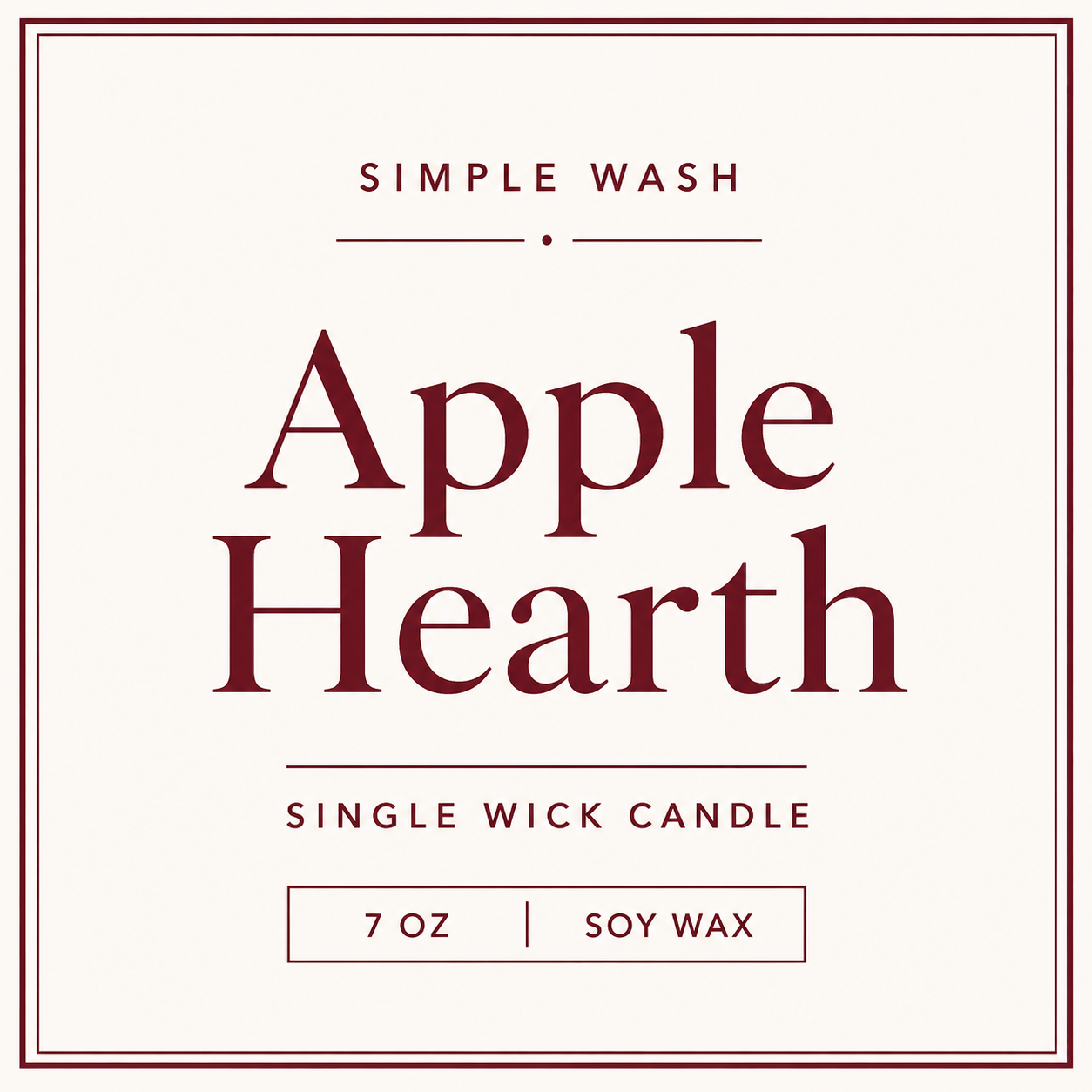 Single Wick Candle